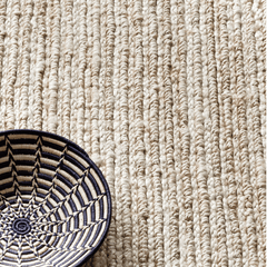 Dunes Handwoven Jute Rug - Bleached Oak - Our Boat House