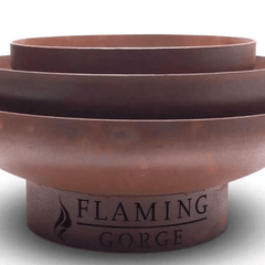 Flaming Gorge Gobi Steel Fire Pit & Mesh Top - Our Boat House