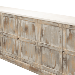 Giovanna Washed Sideboard in Natural & Grey - Our Boat House