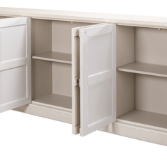 Giovanna Washed Sideboard in Stucco White - Our Boat House