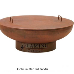 Flaming Gorge - Gobi Steel Fire Pit Snuffer Lid Accessory