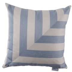 Halo Chambray L-Stripe - Outdoor Pillow