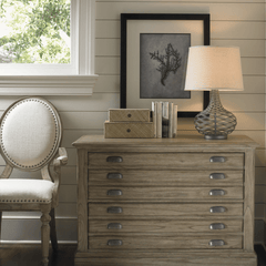 Hamlin Gray Driftwood File Chest - Our Boat House