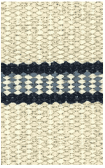 Hampton Indoor/Outdoor PVC Rug - Dalarna Tara Navy - Our Boat House