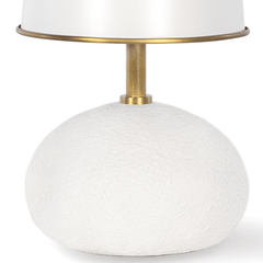 Hattie Concrete Mini Lamp - White/White - Our Boat House