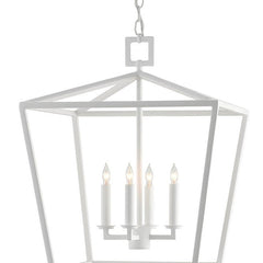 Haverhill White Wrought Iron Lantern - Multiple Sizes - Our Boat House