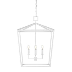 Haverhill White Wrought Iron Lantern - Multiple Sizes - Our Boat House