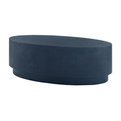 Hemlock Oval Coffee Table - Navy - Our Boat House