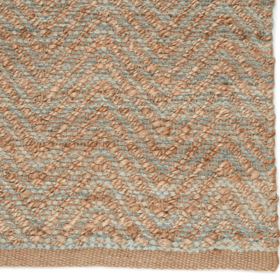 Himalaya Jute Rug - Ginger & Sea Glass Green - Our Boat House