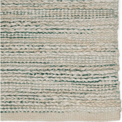 Himalaya Jute Rug - White Cap & Antique Green - Our Boat House