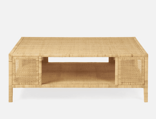 Islamorada Rattan Coffee Table - Our Boat House