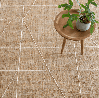 Judson Natural/Ivory Woven Jute Rug - Our Boat House