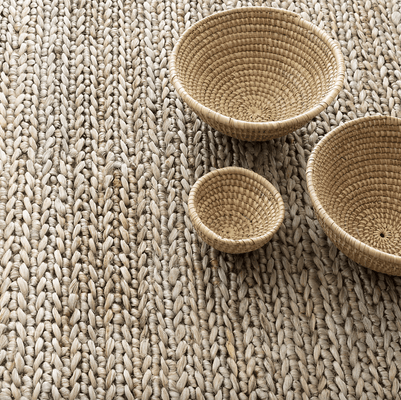 Jute Handwoven Rug - Seaglass - Our Boat House