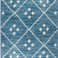 Kota Indigo- Machine Washable Rug