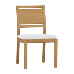 Laguna Dining Side Chair - Natural Teak - Our Boat House