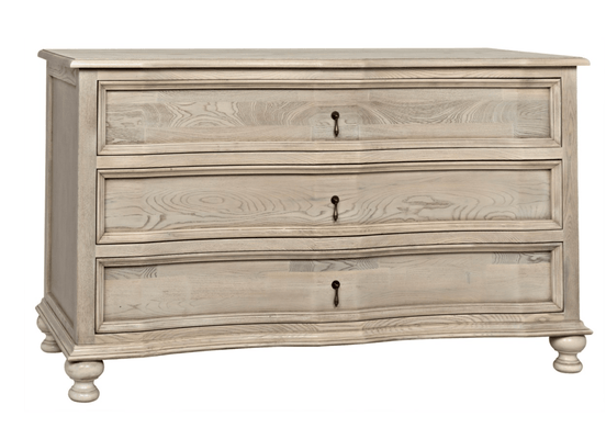 Laila Curved Front Three - Drawer Chest - Our Boat House