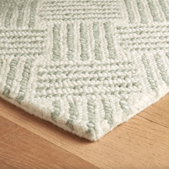 Layers Hand Hooked Wool Rug - Desert Sage - Our Boat House