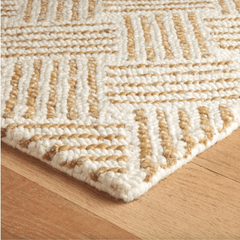 Layers Hand Hooked Wool Rug - Ochre - Our Boat House