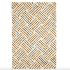 Layers Hand Hooked Wool Rug - Ochre - Our Boat House