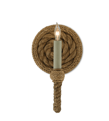 Littlehampton Natural Rope Wall Sconce - Our Boat House