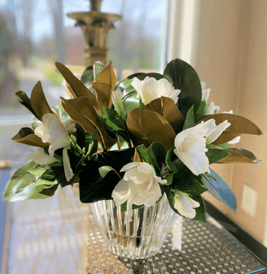 Magnolia & Gardenia Arrangement - Our Boat House