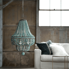 Malibu Chandelier - Blue - Our Boat House