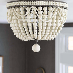 Malibu Flush Mount - White