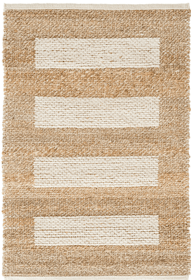 Milo Ivory Handwoven Jute/Cotton Rug - Our Boat House