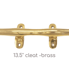 Nautical Brass Boat Cleats - Our Boat House