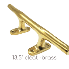 Nautical Brass Boat Cleats - Our Boat House