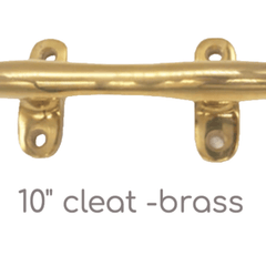 Nautical Brass Boat Cleats - Our Boat House