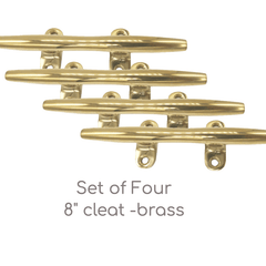 Nautical Brass Boat Cleats - Our Boat House