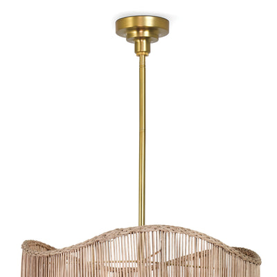 Nimes Rattan Drum Pendant - Our Boat House