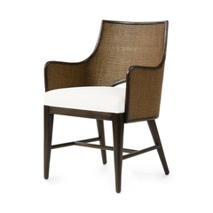 Avon Dining Arm Chair - Dark Walnut