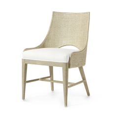 Avon Dining Chair - Cerused White