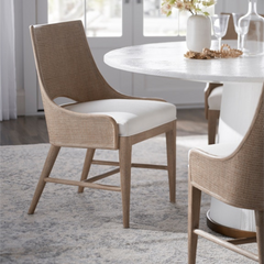 Avon Dining Chair - Cerused White