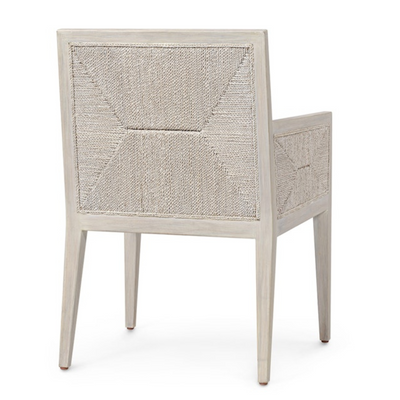 Sacramento Dining Arm Chair - White Sand