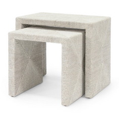 Sanibel Nesting Tables - White Sand