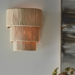 Everly Natural Abaca Rope Sconce