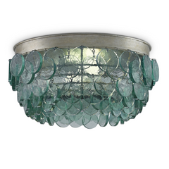 Brielle Recycled Glass Flush Mount