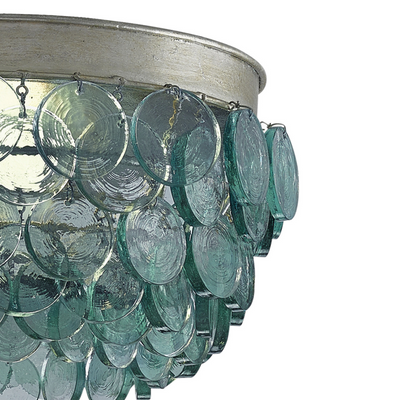 Brielle Recycled Glass Flush Mount