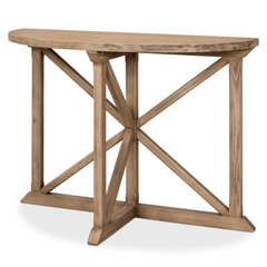 Vineyards Half Moon Console Table