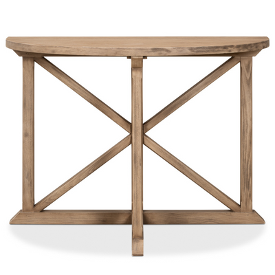 Vineyards Half Moon Console Table