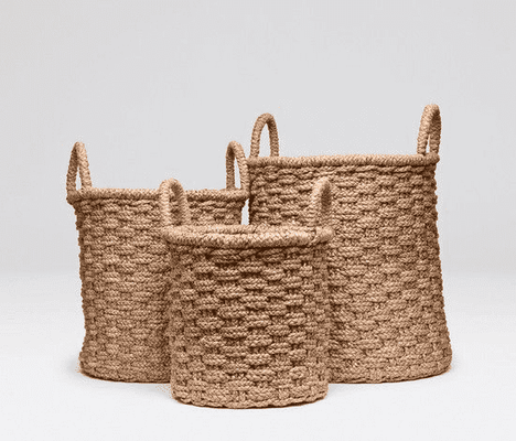 Oden Round Nesting Baskets S/3 - Our Boat House