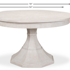 Palm Beach Island Round Extension Dining Table