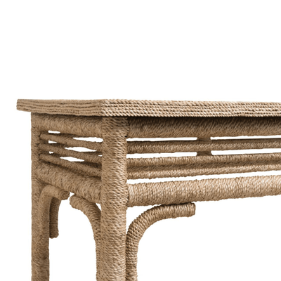 Portofino Abaca Rope Console Table - Our Boat House