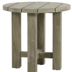 Cape Cod Outdoor Side Table - Natural or Oyster Teak