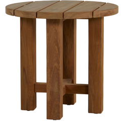 Cape Cod Outdoor Side Table - Natural or Oyster Teak