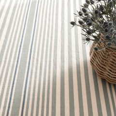 Rugby Stripe Indoor/Outdoor Rug - Light Blue - Our Boat House