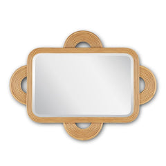 Samson Rectangular Mirror - Tan - Our Boat House